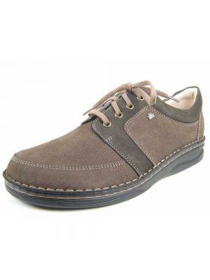 Кроссовки на шнуровке Finn Comfort коричневые