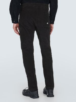 Pantaloni cu picior drept de catifea cord C.p. Company negru