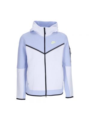 Bluza z kapturem polarowa sportowa Nike niebieska
