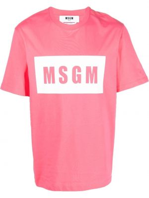 T-shirt Msgm rosa