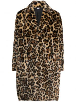 Raštuotas paltas su sagomis leopardinis Random Identities smėlinė
