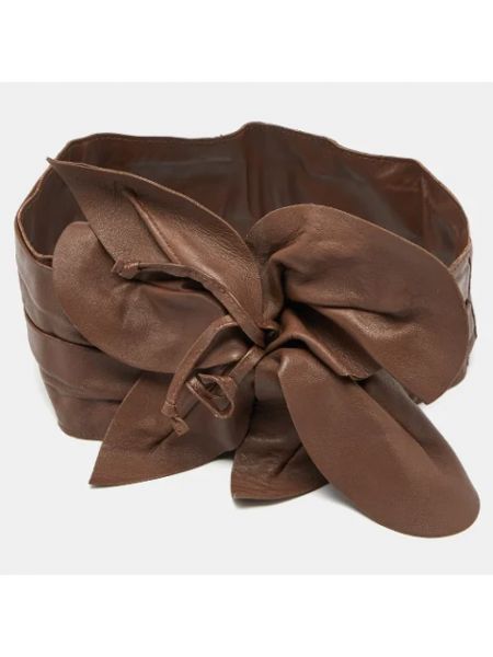 Cinturón de cuero Marc Jacobs Pre-owned marrón