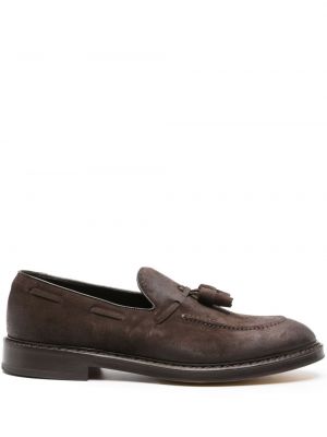 Loafers in pelle scamosciata Doucal's marrone