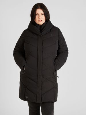 Palton de iarna Ragwear Plus negru