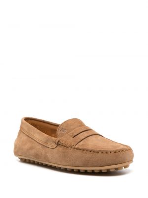 Seemisnahksed loafer-kingad Tod's pruun