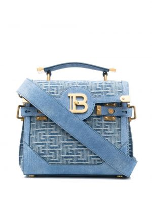 Jacquard shoppingbag Balmain blå