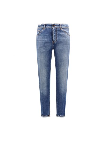 Skinny jeans mit geknöpfter Pt Torino blau