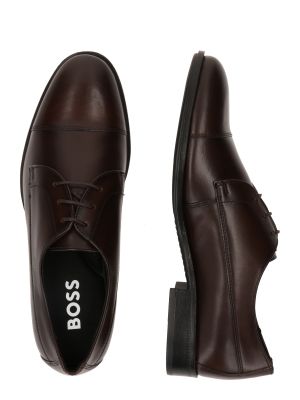 Pantofi cu șireturi Boss Black