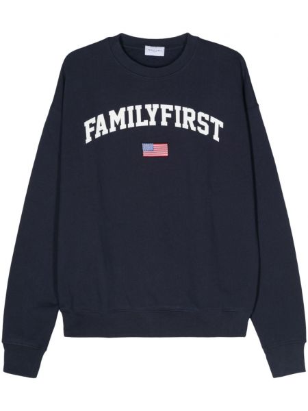 Sweatshirt aus baumwoll Family First blau