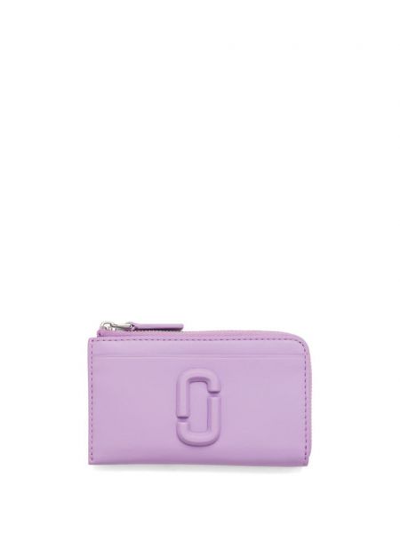 Peňaženka na zips Marc Jacobs fialová