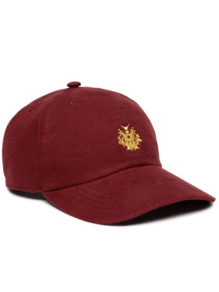 Broderet cap Bally rød