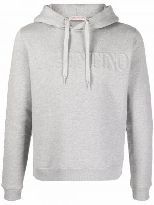 Hoodie Valentino Garavani grigio