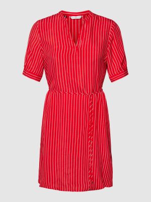 Sukienka na ramiączkach w paski Tommy Hilfiger Curve czerwona