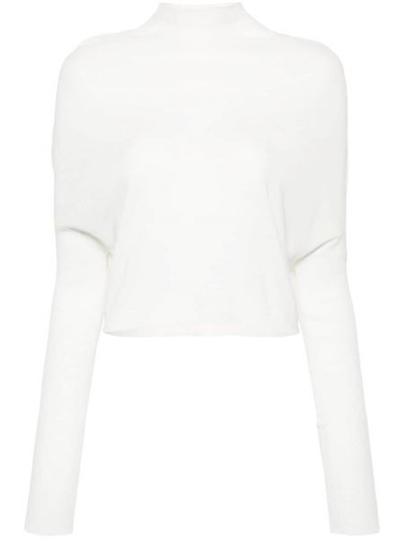 Памучен пуловер Rick Owens бяло