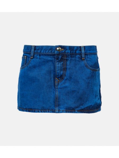 Gonna jeans a vita bassa Vivienne Westwood blu