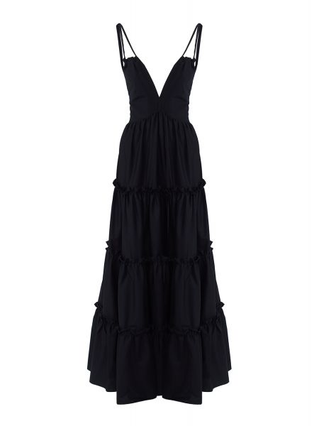 Длинное платье Actualee черное