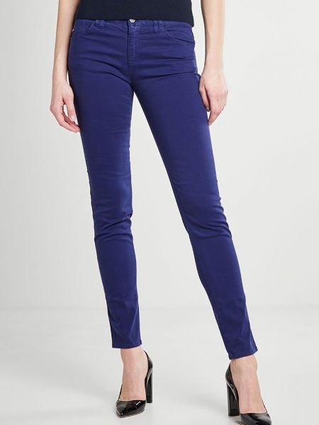 Spodnie Armani Jeans fioletowe
