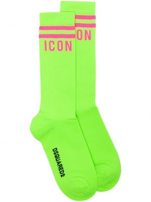 Чорапи Dsquared2 зелено