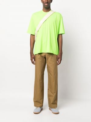 Džersis raštuotas marškinėliai Sunnei žalia