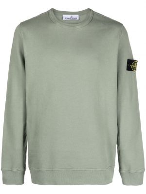 Puuvilla collegepaita Stone Island vihreä