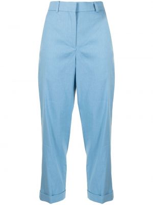 Pantalones rectos de cintura alta Joseph azul