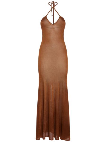 Jersey viskose dress Tom Ford brun