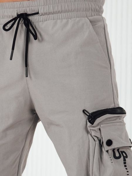 „cargo“ stiliaus kelnės Dstreet pilka