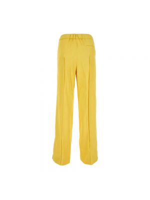 Spodnie sportowe z wiskozy Jil Sander żółte