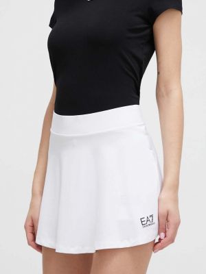 Mini suknja Ea7 Emporio Armani bijela