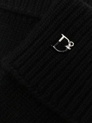 Gants en tricot Dsquared2 noir