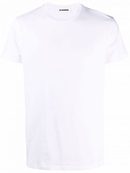 Camiseta de cuello redondo Jil Sander blanco