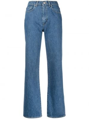 Straight leg jeans a vita alta Kenzo blu