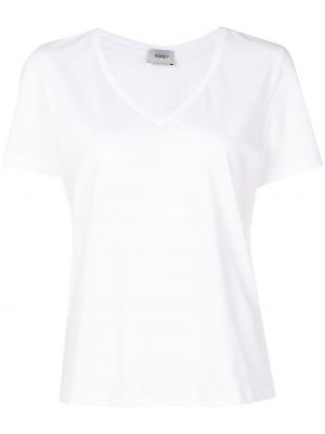 Тениска с v-образно деколте Egrey бяло
