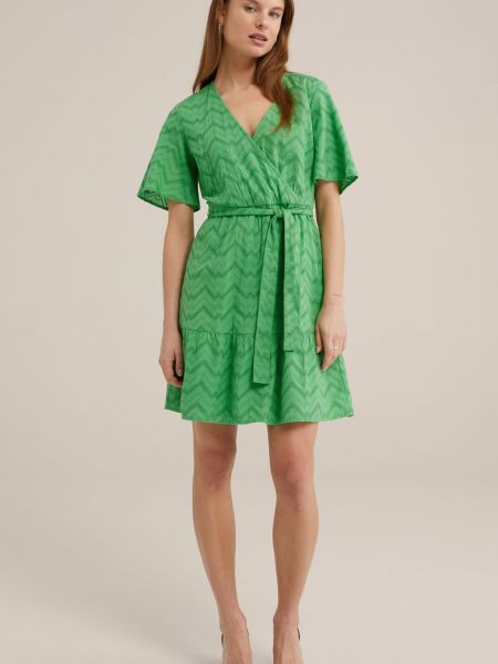 Rochie tip cămașă We Fashion verde