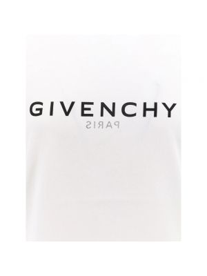 Top de cuello redondo Givenchy blanco