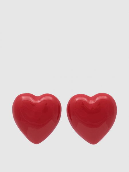 Сережки з сердечками Reco червоні