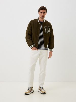 Утепленная джинсовая куртка Marc O’polo Denim хаки