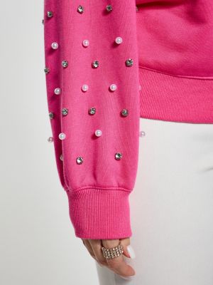 Caurspīdīgs džemperis Faina rozā