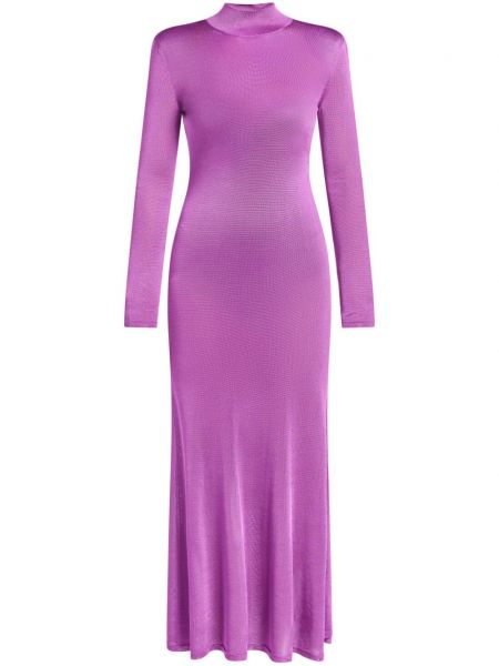Πλεκτή μάξι φόρεμα από ζέρσεϋ Tom Ford ροζ