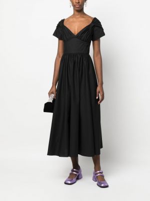 Kleid ausgestellt Vivetta schwarz