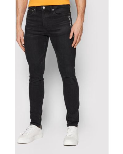 Skinny džíny Calvin Klein Jeans, černá