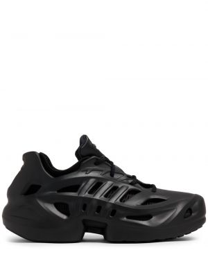 Čipkované šnurovacie tenisky Adidas Climacool čierna
