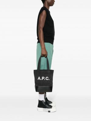 Shopper kabelka A.p.c. černá