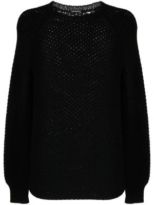 Вълнен пуловер Ann Demeulemeester черно