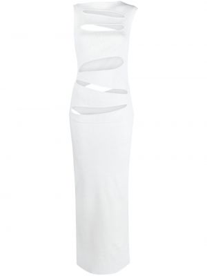 Dlouhé šaty Christopher Esber bílé