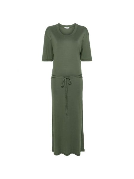 Zielona sukienka długa Lemaire
