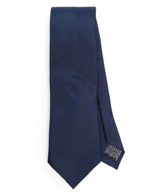 Cravată din satin de mătase Paul Smith albastru