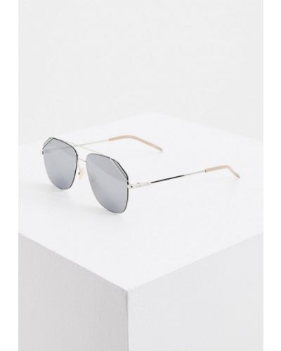 Солнцезащитные очки Fendi, серебряные