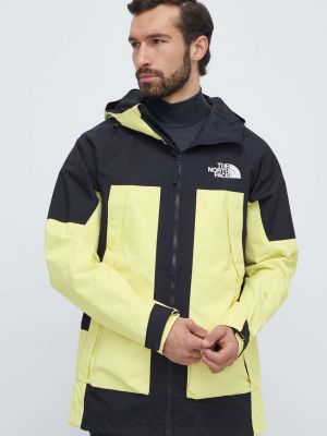 Жовта гірськолижна куртка The North Face