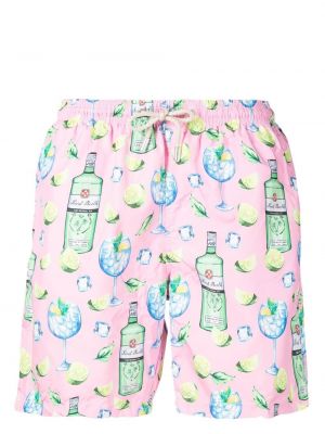 Trykt shorts Mc2 Saint Barth rosa